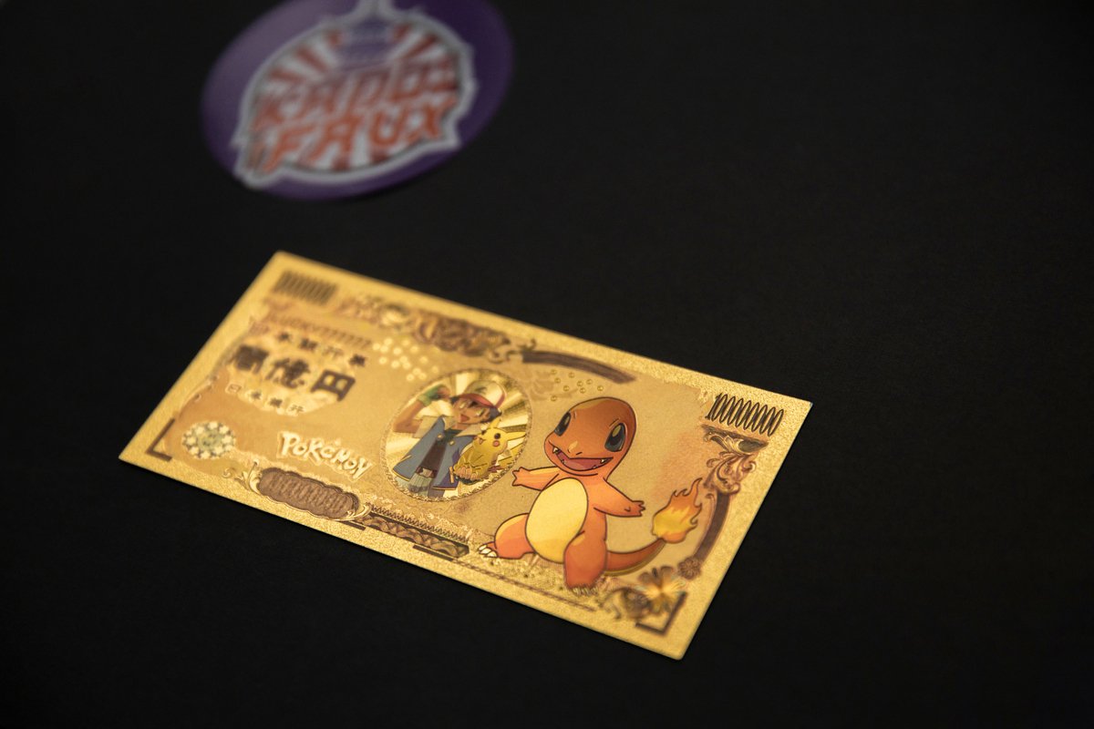 Japanse Anime Banknotes - Pokémon versie - Quality collectibles - Complete set [3 stks]